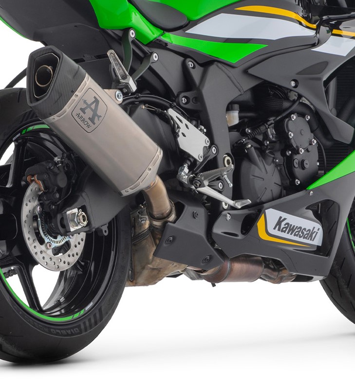 Arrow ZX-6R 636 24-26 フルエキ PISTA チタン