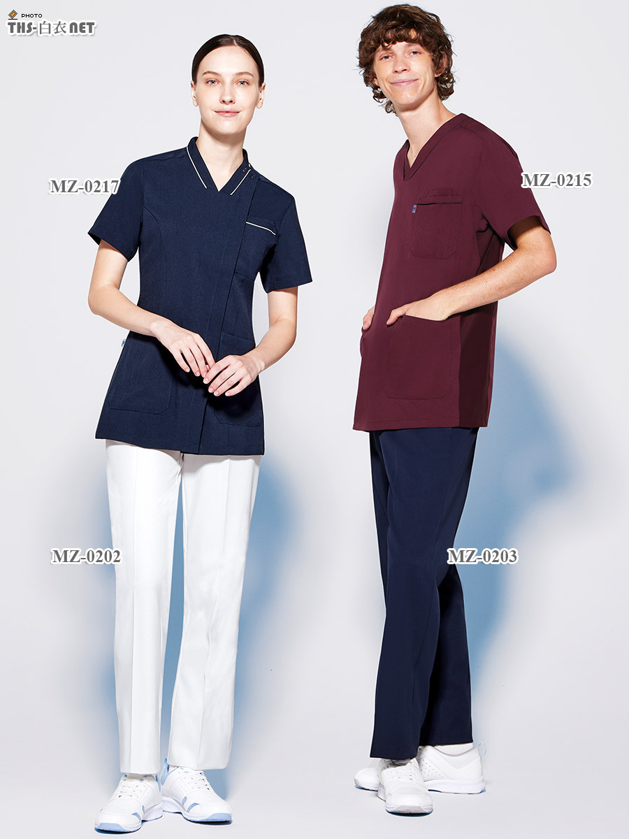 ミズノ女子ジャケット半袖[チトセ製品] MZ-0217｜THS-白衣通販・販売