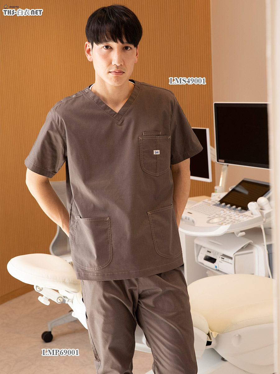 Leeメディカル男女兼用スクラブ半袖[ボンマックス製品] LMS49001｜THS