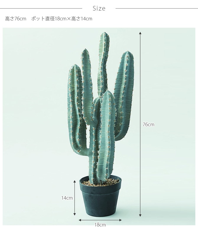 Brown. ブラウン 柱サボテン ポット 76 | 商品種別,グリーン,フェイク