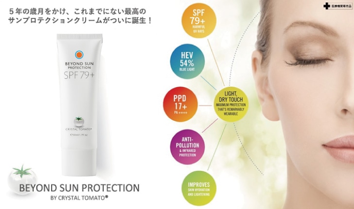 クリスタルトマト ビヨンド・サン・プロテクション｜正規通販｜W