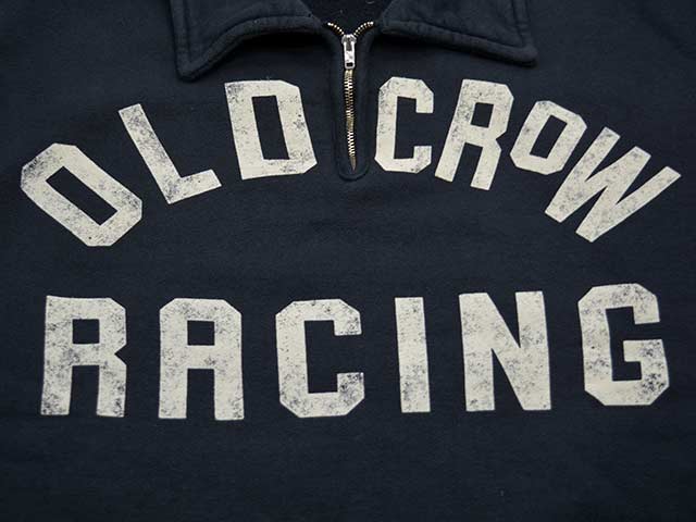 OLD CROW/オールドクロウ】2025SS「Half Zip Sweat”OLD CROW RACING