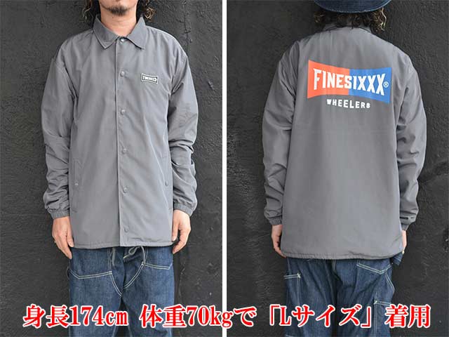 全3色【FINESIXXX/ファインシックス】2025SS「Standard Logo Zip Coach