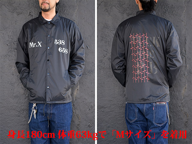 MISTER X/ミスターエックス】2022SS「Fuck the PB Coach Jacket
