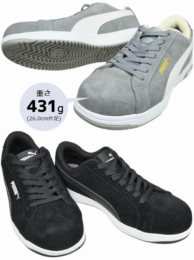 プーマ 安全靴 スニーカー PUMA SAFETY アイコニック ロー ICONIC LOW