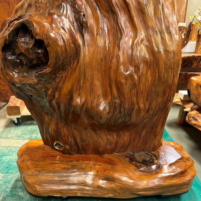 屋久杉自然あぶら瘤衝立（オブジェ・置物）028 | 屋久杉ついたて（衝立