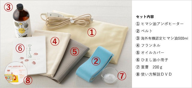 ひまし油湿布セット（テンプルビューティフル・エドガーケイシー）