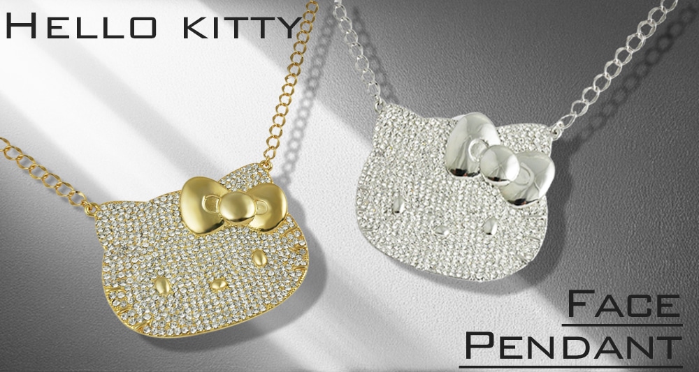 ハローキティ フェイス ペンダント ネックレス キティちゃん