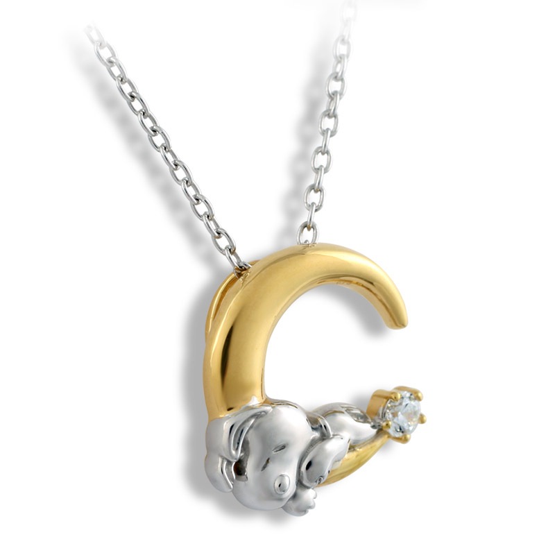 スヌーピー ネックレス 【 J-Plus 限定販売 】SNOOPY つき・つき