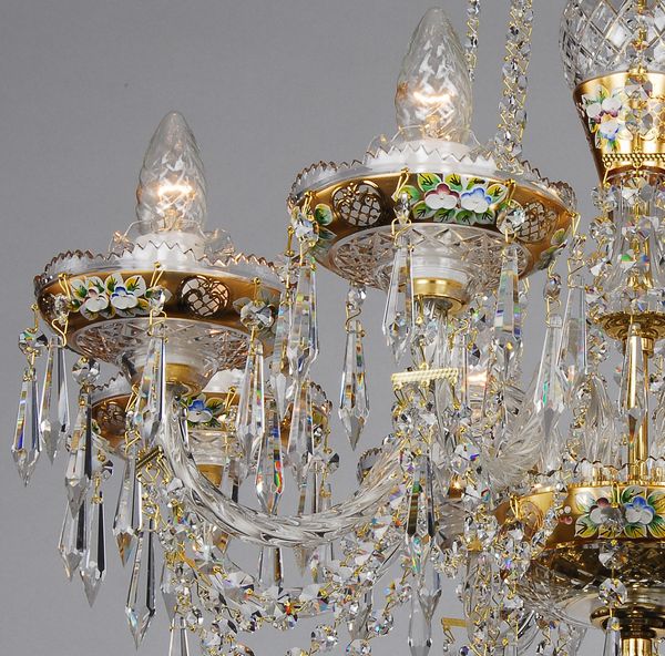 最高級琺瑯加工シャンデリア CH－08ギルディッド/8灯
