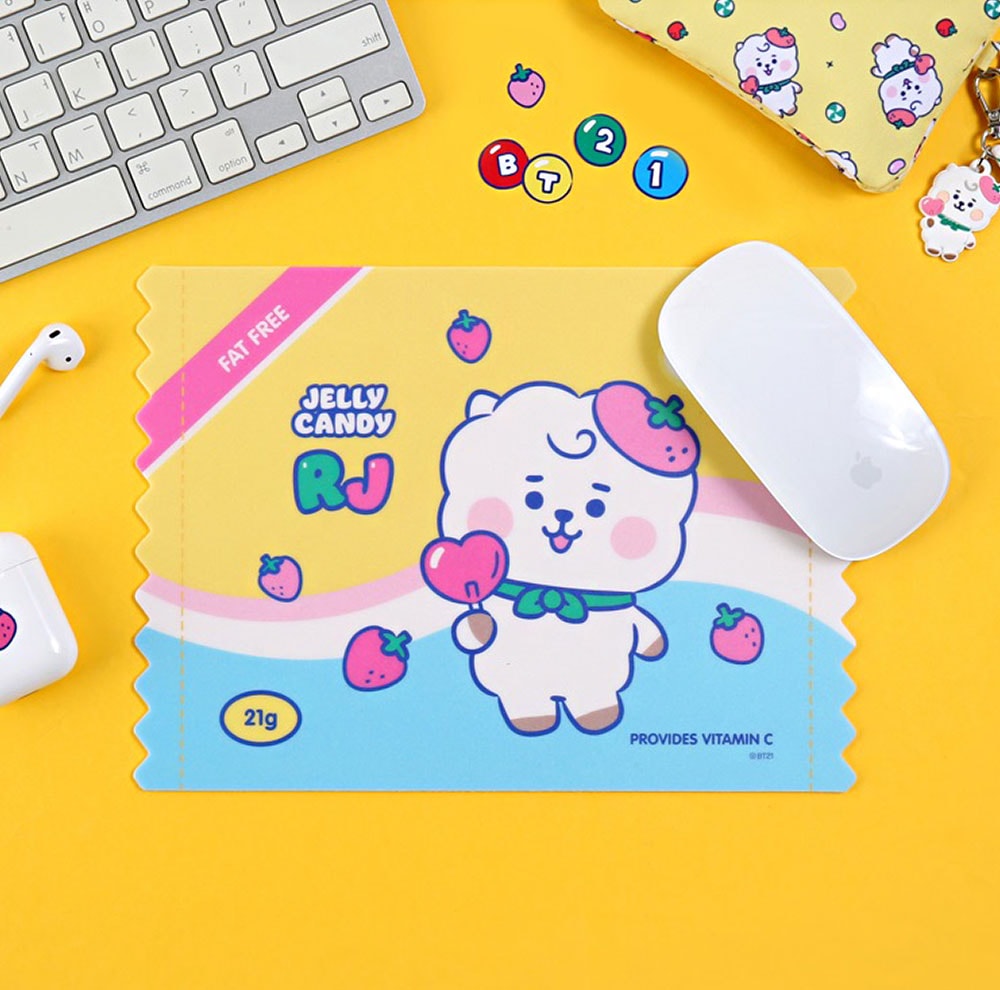 送料無料・速達】BTS (防弾少年団) 公式 グッズ [BT21] マウスパッド