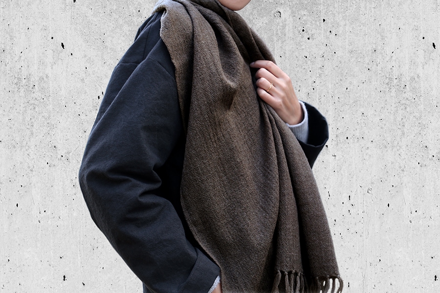 反物販売】洗いをかけた ウールガーゼ 2/48番手 【毛 生地 無地