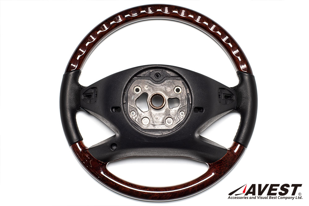 ベンツ W211系 後期 Sクラス ウッド コンビ ハンドル ステアリング