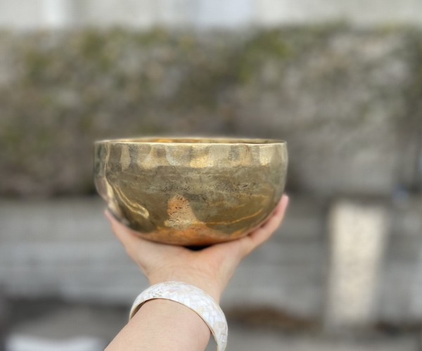 シンギングボウル／ 手打ちシンギングボール Φ16cm 【7メタル