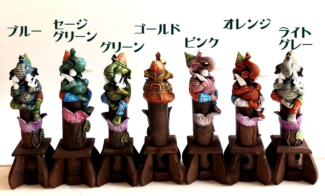 お香立て／煙を吐くガネーシャのお香立て／スティック香用 | お香立て