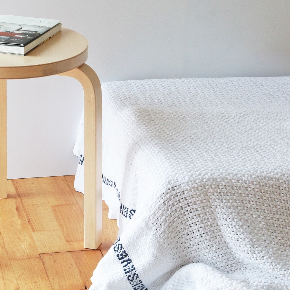 Barker Textile バーカーテキスタイル コットンブランケット ラージ