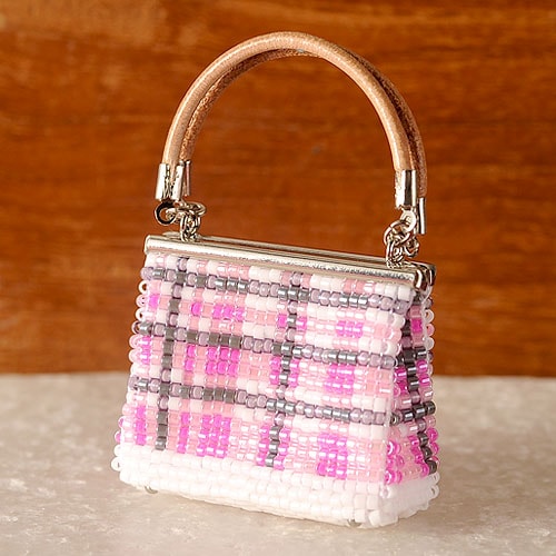 ビーズファクトリー デリカビーズ織りバッグチャームキット