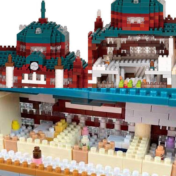 ナノブロック 東京駅丸の内駅舎 デラックスエディション NB-054