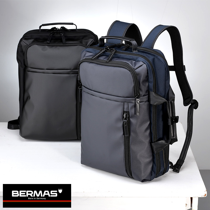 BERMAS 2wayビジネスリュック BAUER GEHEN A4ノートPC収納/ブリーフ