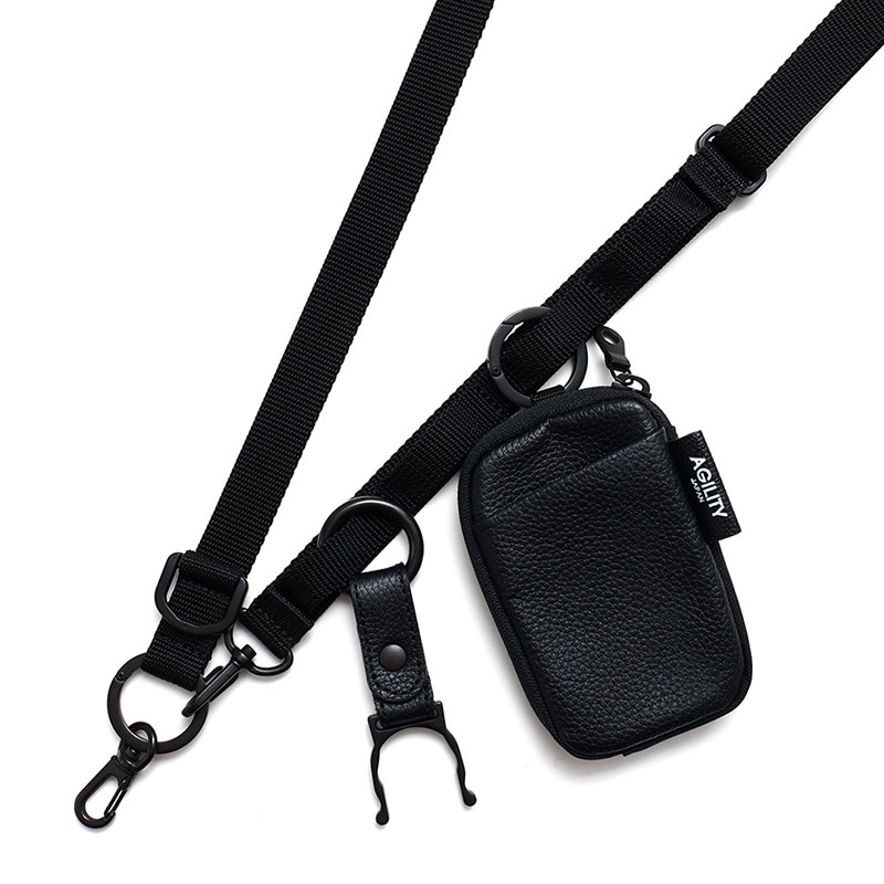 AGILITY パークベルト ブラック スマホショルダーストラップメンズ