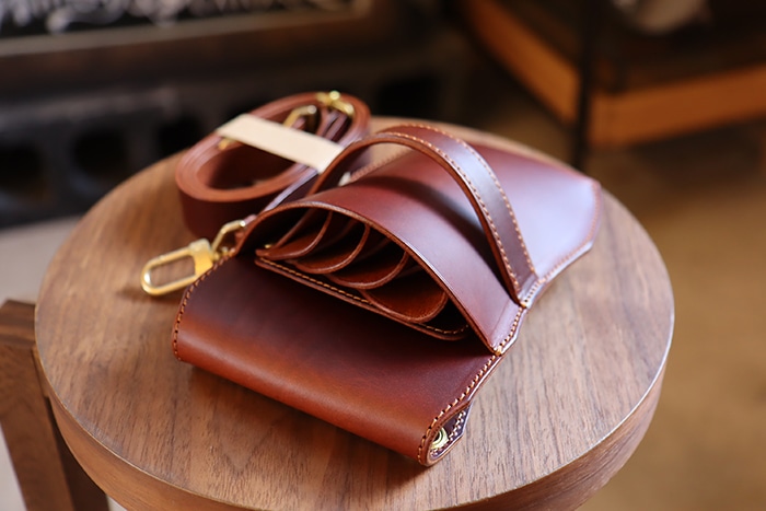 シザーケース本革4丁用 -smooth s- |シザーケース専門店｜美容師向け本