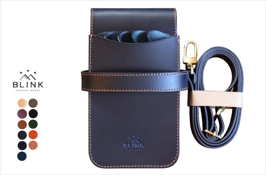 シザーケース本革5丁用 -square s- |シザーケース専門店｜美容師向け本