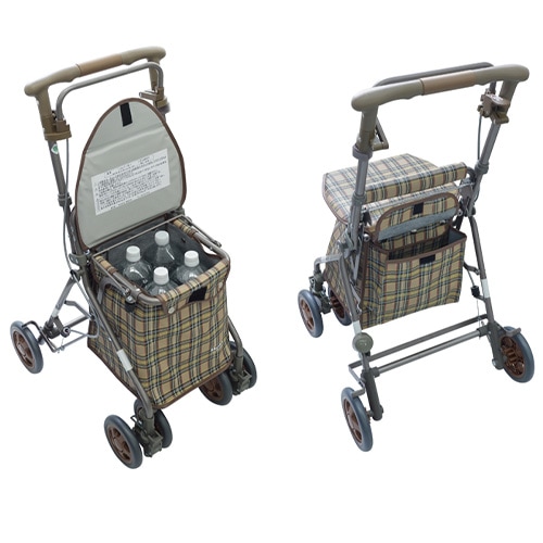 超売れ筋】リズムRWC フローラルNB シルバーカー 島製作所 ｜ シルバー