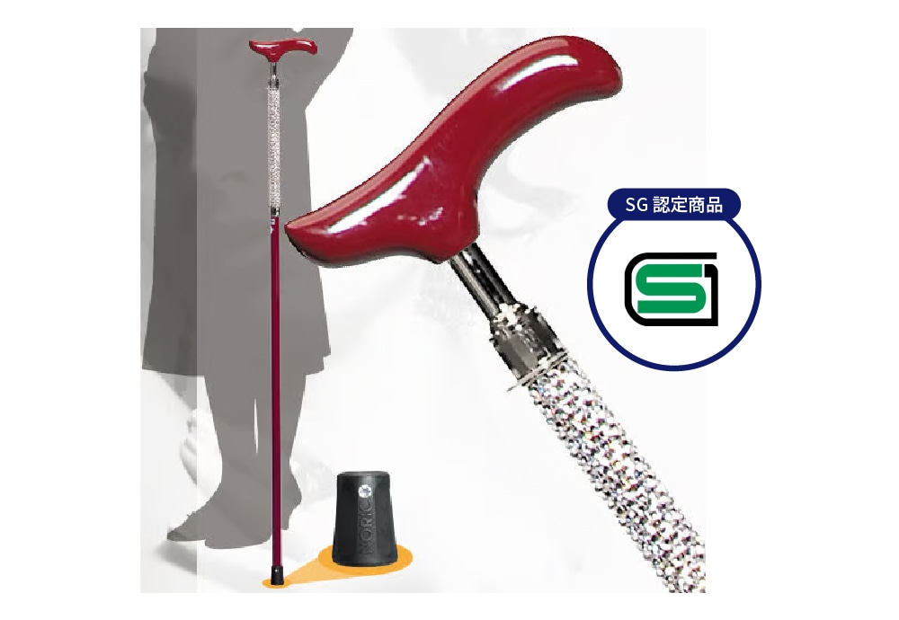 NORICO】クリスタルシリーズ クリスタル・グリーン ｜ 杖・ステッキ,一