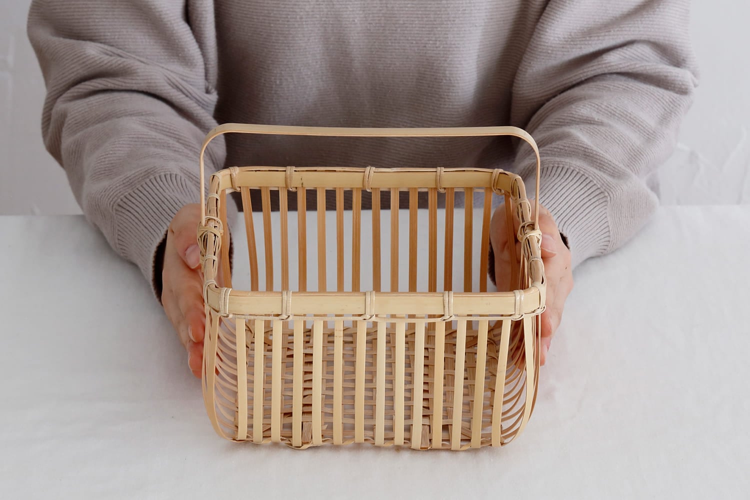 白竹 手付櫛目角かご | すべての商品 | cotogoto