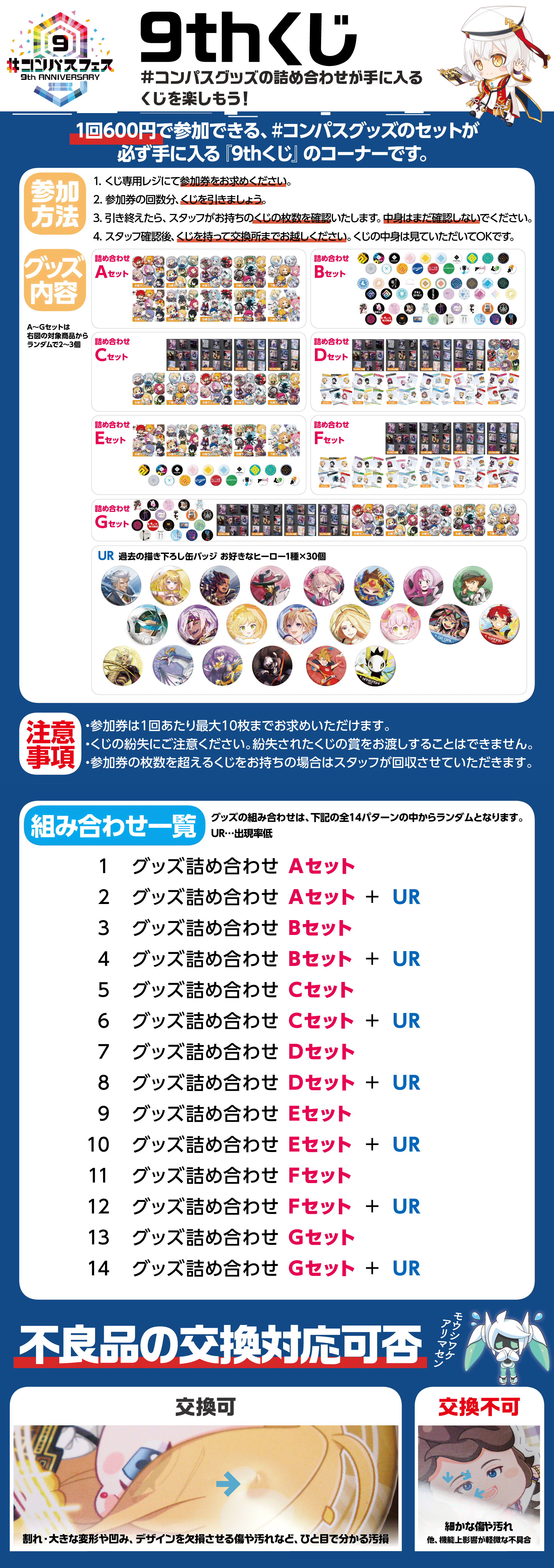 コンパスフェス9th グッズ情報 くじ/カプセル