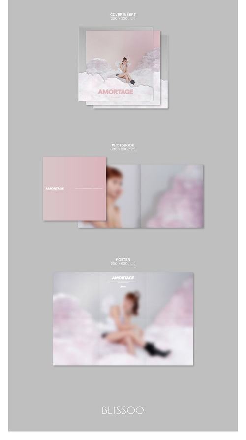 韓国音楽 BLACKPINKのジス - ミニアルバム 「AMORTAGE」 Vinyl [Heart