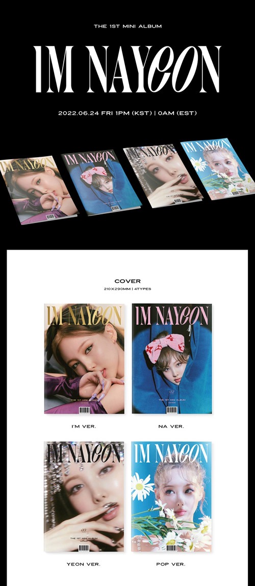 韓国音楽 TWICEのナヨン 初ソロアルバム - IM NAYEON (バージョン選択