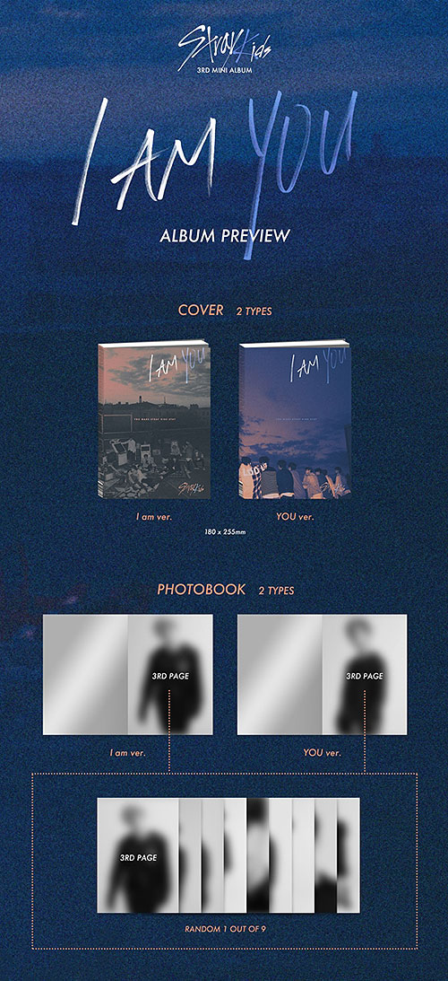 韓国音楽 Stray Kids (ストレイキッズ) - I am YOU (ランダム発送/CD+