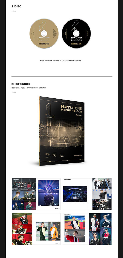 韓国音楽 WANNA ONE （ワナワン） PREMIER FAN-CON Blu-ray (2DISC+