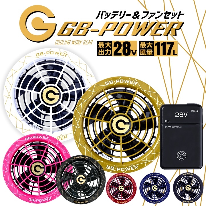GB-POWER 28V Peltier冷却ファン 長信ジャパンGB-Power 28Vバッテリー