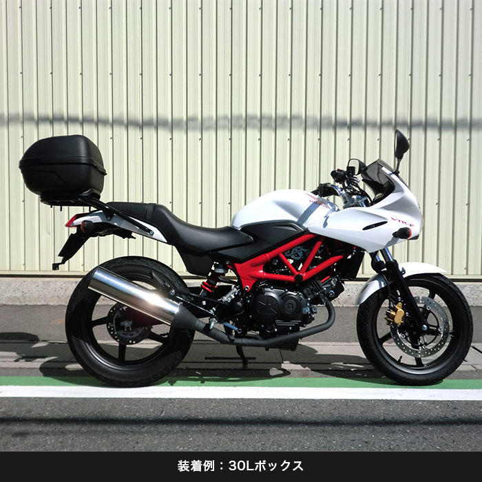 VTR250('09.2月～)/VTR250-F タンデムグリップ付きリアキャリア