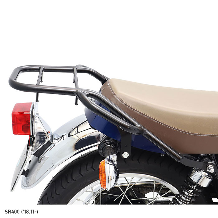 SR400 RH16J リアキャリア メッキ+リアボックスセット 50L