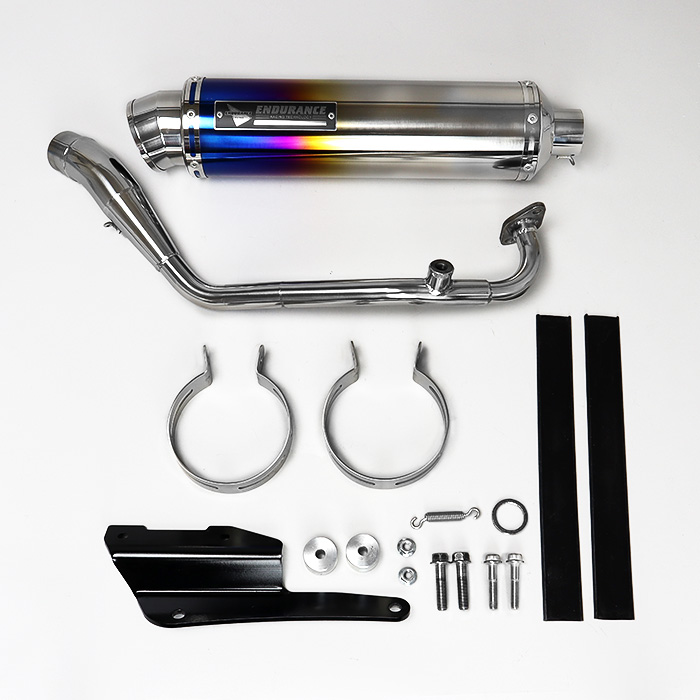 PCX JK05 hi-POWER SPORTS マフラー TYPE R チタングラデーション