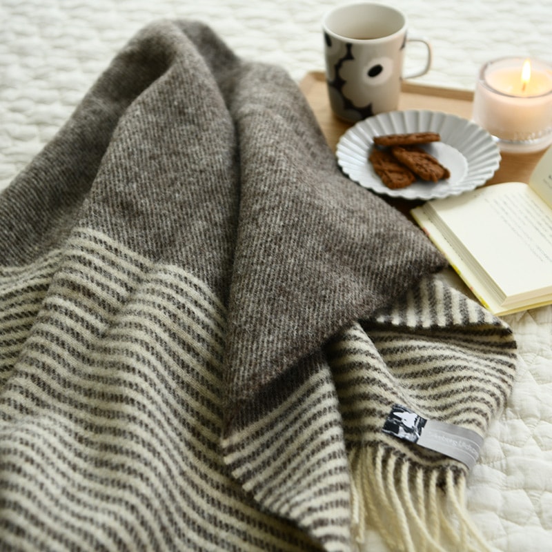 シルケボー ブランケット 北欧 Silkeborg Uldspinderi シルケボー