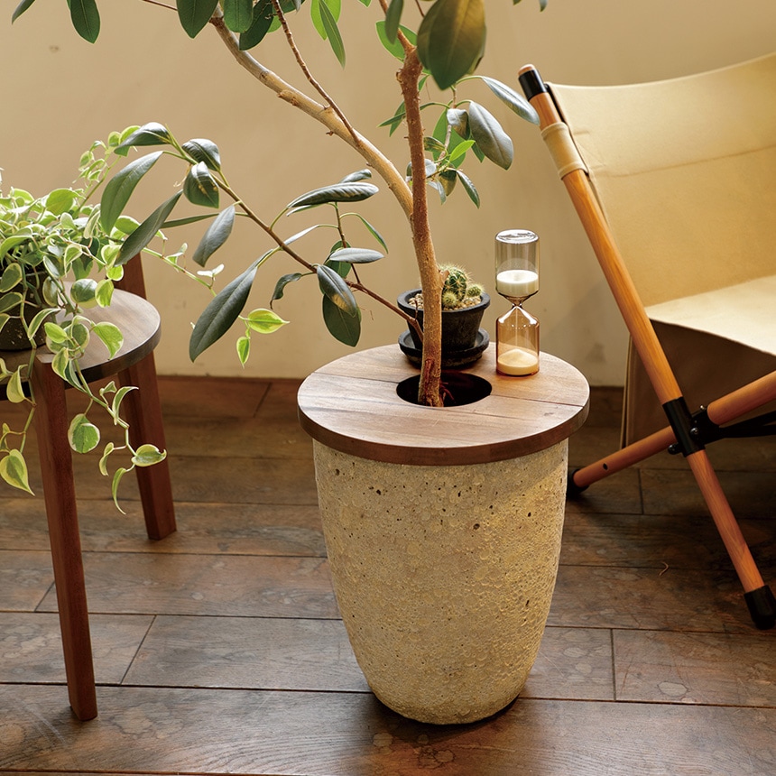 Mash マッシュ Jardin プランツテーブル サークル 直径30cm プランター