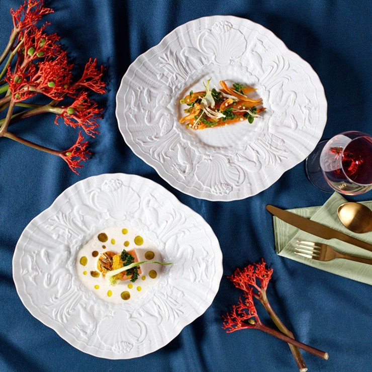 マイセン プラーク マンスリーフラワー ハイビスカス 53N32/04A030-9