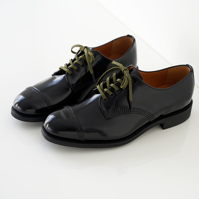Sanders サンダース Military Derby Shoe Black 1128B ミリタリー