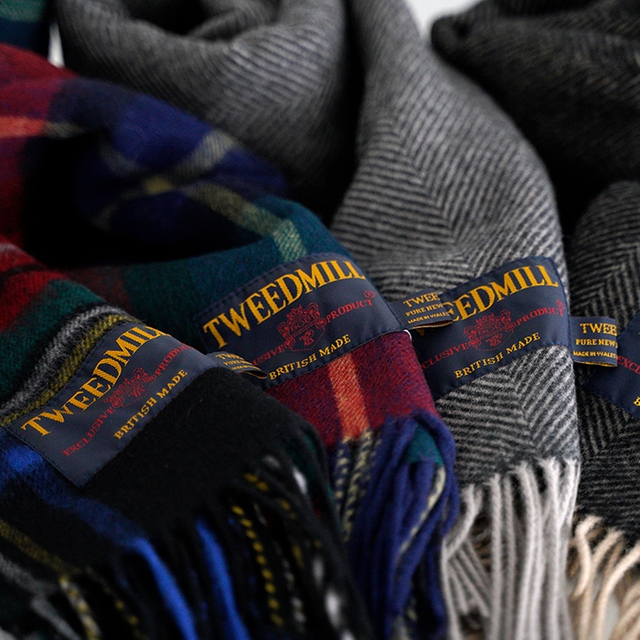 TWEEDMILL ツイードミル 大判ブランケットストール Lambwool Knee Rug