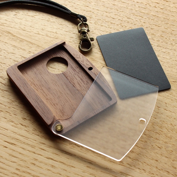 ID-CardCase（ヨコ型）」木製IDケース・IDカードホルダー、社員証