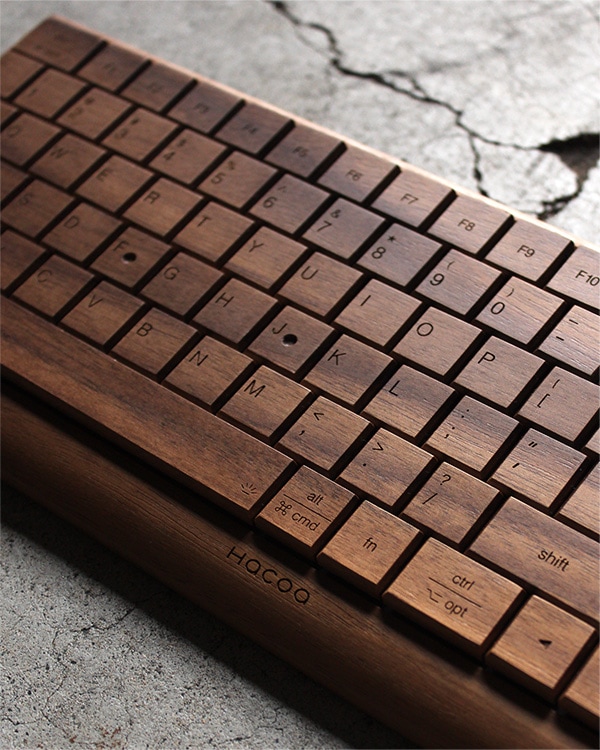 Full Ki-Board Wireless」無機質なパソコン周りに温もりをプラスする