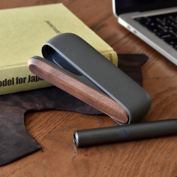 □【プレミアム】「IQOS ILUMA DOOR COVER（黒檀）」おしゃれなIQOS