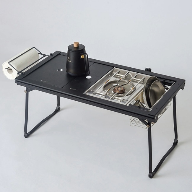 スノーピーク snow peak ステンレストレーハーフユニット ブラック