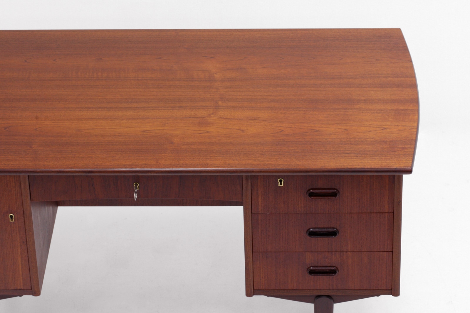 北欧 両袖デスク チーク材 ミッドセンチュリー家具 | 北欧家具