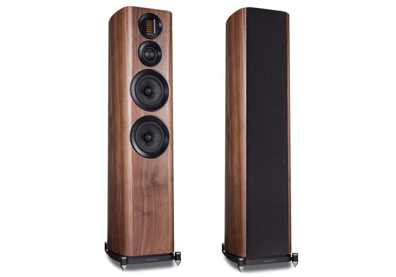 Wharfedale - Evo4.4/BL/ブラックアッシュ（ペア）フロアスタンド