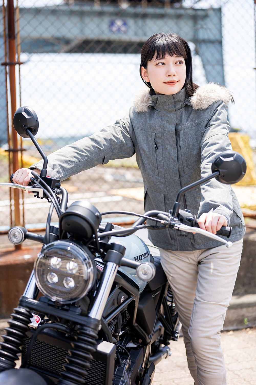 得☆59％引】ロッソ ROJ-94 ベージュ（L）レザーカラージャケット